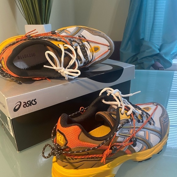 Like NEW Aasics x Andersson Bell Gel-1090 Sneakers - White and Orange Size 11 - Picture 2 of 9